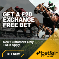 Betfair sport - New customer offer - Get a £20 exchange free bet